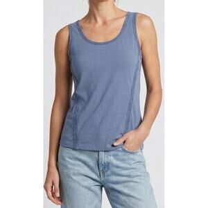 Juniper + Lime Womens Medium Blue Gray Tank Top Cotton Spandex Blend